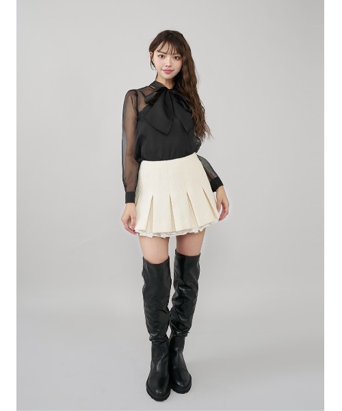Darich(ダーリッチ)の「ソフトレザーニーハイブーツ(ブーツ・レディース・ブラック/レッド・M/S/XL/L/XS)」の21枚目の写真