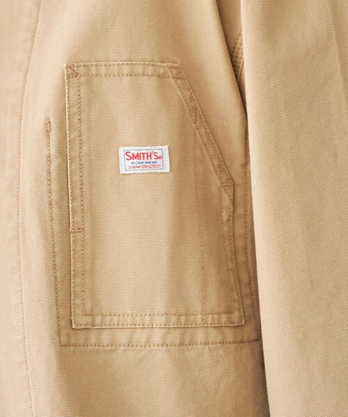 coen(コーエン)の「【SMITH’S(スミス)別注】カバーオールジャケット(カバーオール・レディース・ベージュ/ブラック/オリーブ・FREE)」の20枚目の写真