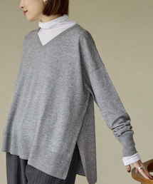 IENA｜イエナのニット/セーター（グレー/灰色系・Vネック）通販 - ZOZOTOWN