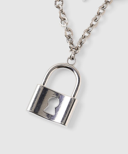 tanakadaisuke（タナカダイスケ）の「【tanakadaisuke/タナカダイスケ】key ＆ lock necklace/ネックレス（ネックレス・レディース・シルバー・FREE）」の4枚目の写真