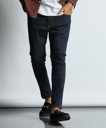 The DUFFER of ST.GEORGE | STANDARD SLIM JEANS "OW"：DUFFER定番 ワンウォッシュ スキニーデニム スリムジーンズ(デニムパンツ)
