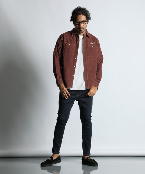 The DUFFER of ST.GEORGE(ザダファーオブセントジョージ)の「STANDARD SLIM JEANS "OW":DUFFER定番 ワンウォッシュ スキニーデニム スリムジーンズ(デニムパンツ・メンズ・ダークインディゴブルー・X-LARGE/LARGE/MEDIUM/SMALL)」の8枚目の写真