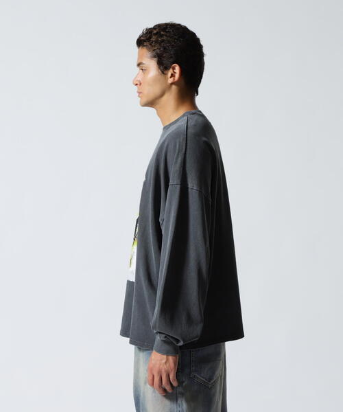 DANKE SCHON（ダンケシェーン）の「【WEB&DEPOT限定】DankeSchon/ダンケシェーン/PIGMENT L/S TEE LOVE（Tシャツ/カットソー・メンズ・ベージュ/ブラック・M/L）」の11枚目の写真