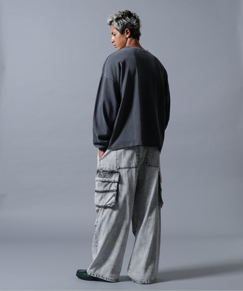 DANKE SCHON(ダンケシェーン)の「【WEB&DEPOT限定】DankeSchon/ダンケシェーン/PIGMENT L/S TEE LOVE(Tシャツ/カットソー・メンズ・ベージュ/ブラック・M/L)」の20枚目の写真
