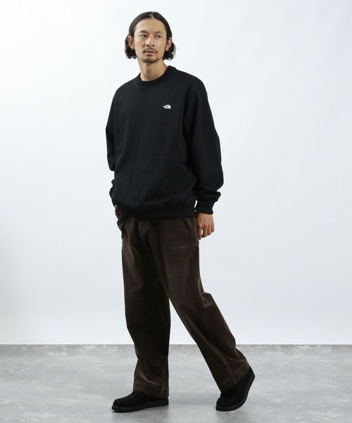 THE NORTH FACE(ザノースフェイス)の「THE NORTH FACE(ザ・ノース・フェイス)】スモールロゴヘザースウェットクルー(スウェット・メンズ・ブラック/グレー・MEDIUM/LARGE)」の9枚目の写真