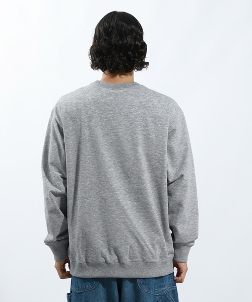 THE NORTH FACE(ザノースフェイス)の「THE NORTH FACE(ザ・ノース・フェイス)】スモールロゴヘザースウェットクルー(スウェット・メンズ・ブラック/グレー・MEDIUM/LARGE)」の13枚目の写真