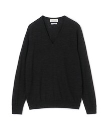 TOMORROWLAND tricot スーパーファインメリノウール Vネックプルオーバー S-WOOL