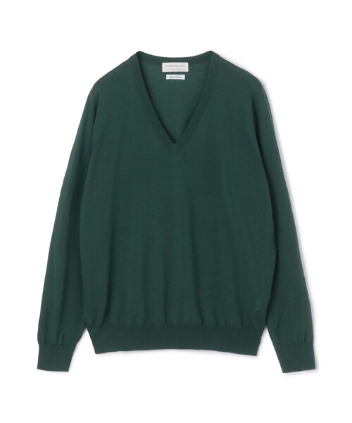 TOMORROWLAND tricot スーパーファインメリノウール Vネックプル