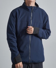 FORECAST（フォーキャスト）の「【FORECAST】グリッドフリース スタンドネック ジップジャケット ジャージブルゾン  8341（ブルゾン）」