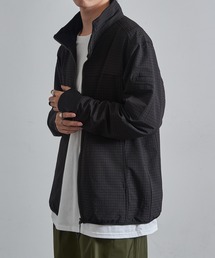 FORECAST（フォーキャスト）の「【FORECAST】グリッドフリース スタンドネック ジップジャケット ジャージブルゾン  8341（ブルゾン）」