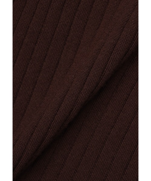 CINOH(チノ)の「CREW NECK TIGHT KNIT(ニット/セーター・レディース・チャコールグレー/ターコイズブルー/ブラウン・38)」の18枚目の写真