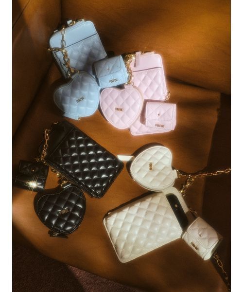 FURFUR(ファーファー)の「【USAGI ONLINE/ZOZOTOWN限定】キルティング3SETマルチショルダー(ショルダーバッグ・レディース・ピンク/モカ/イエロー/アイボリー/サックスブルー/ピンクベージュ/ブラック・F)」の8枚目の写真