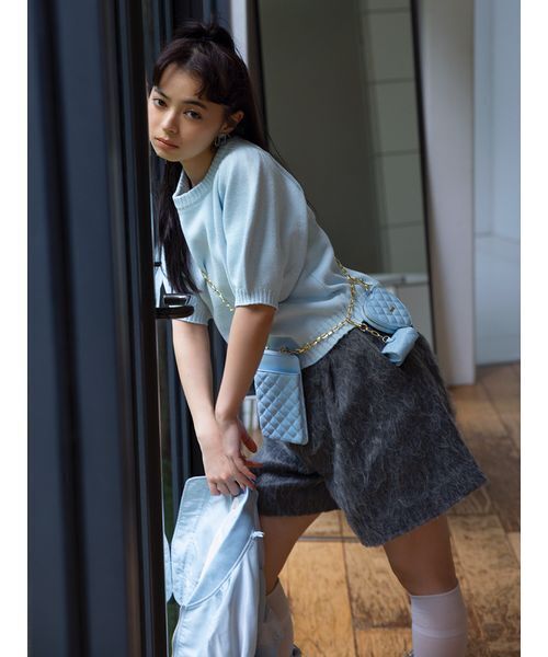 FURFUR(ファーファー)の「【USAGI ONLINE/ZOZOTOWN限定】キルティング3SETマルチショルダー(ショルダーバッグ・レディース・ピンク/モカ/イエロー/アイボリー/サックスブルー/ピンクベージュ/ブラック・F)」の12枚目の写真