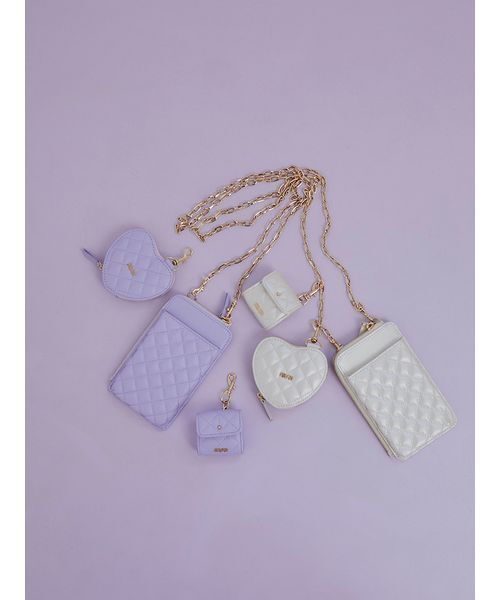 FURFUR(ファーファー)の「【USAGI ONLINE/ZOZOTOWN限定】キルティング3SETマルチショルダー(ショルダーバッグ・レディース・ピンク/モカ/イエロー/アイボリー/サックスブルー/ピンクベージュ/ブラック・F)」の20枚目の写真