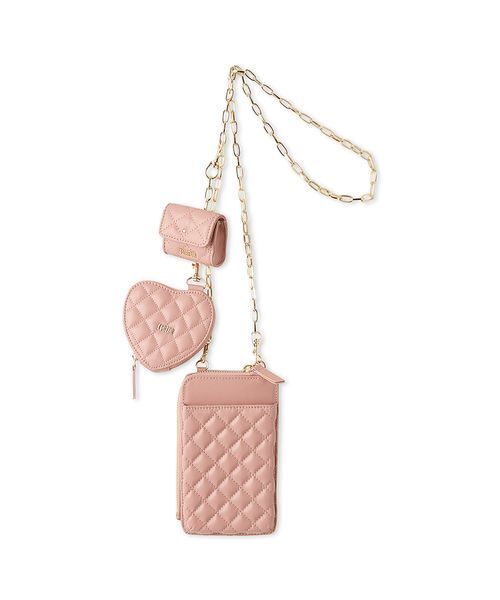 FURFUR(ファーファー)の「【USAGI ONLINE/ZOZOTOWN限定】キルティング3SETマルチショルダー(ショルダーバッグ・レディース・ピンク/モカ/イエロー/アイボリー/サックスブルー/ピンクベージュ/ブラック・F)」の7枚目の写真