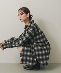 SENSE OF PLACE by URBAN RESEARCH | オンブレチェックルーズシャツ(シャツ/ブラウス)