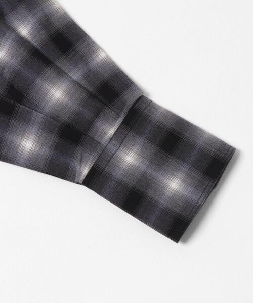 SENSE OF PLACE by URBAN RESEARCH（センスオブプレイスバイアーバンリサーチ）の「オンブレチェックルーズシャツ（シャツ/ブラウス・レディース・レッド系その他/ブラウン系その他/ブラック系その他・ONE）」の16枚目の写真