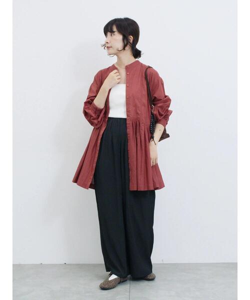 Samansa Mos2 blue(サマンサモスモスブルー)の「◎ビンテージサテンイージーパンツ(その他パンツ・レディース・ブラウン/ブラック/グレー・F)」の17枚目の写真