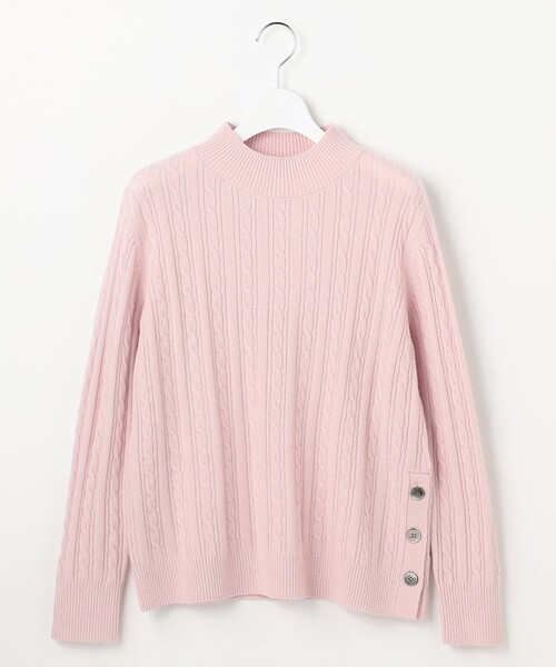J.PRESS Ladies(J.プレス レディス)の「WOOL BLEND AIR ハイネック ニット(ニット/セーター・レディース・ライトグレー系/ピンク系/レッド系/ライトグリーン系・SMALL)」の20枚目の写真