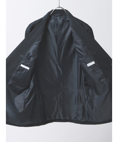 SUIT SQUARE（スーツスクエア）の「最高ジャケット ウォッシャブル NONIRON ストレッチ ハウンドトゥース（テーラードジャケット・メンズ・グレー系/ネイビー系・LL/L/M/S/3L）」の6枚目の写真