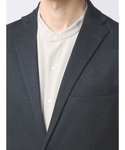 SUIT SQUARE（スーツスクエア）の「最高ジャケット ウォッシャブル NONIRON ストレッチ ハウンドトゥース（テーラードジャケット・メンズ・グレー系/ネイビー系・LL/L/M/S/3L）」の7枚目の写真