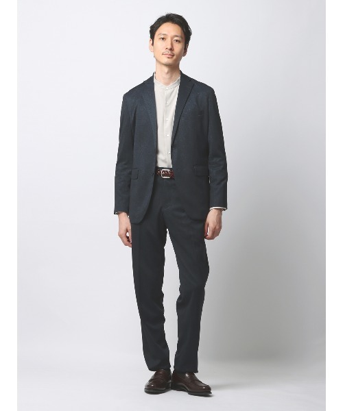 SUIT SQUARE（スーツスクエア）の「最高ジャケット ウォッシャブル NONIRON ストレッチ ハウンドトゥース（テーラードジャケット・メンズ・グレー系/ネイビー系・LL/L/M/S/3L）」の11枚目の写真