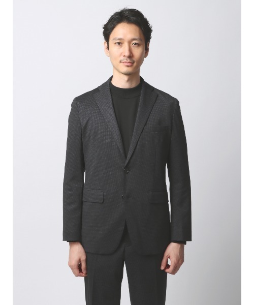 SUIT SQUARE（スーツスクエア）の「最高ジャケット ウォッシャブル NONIRON ストレッチ ハウンドトゥース（テーラードジャケット・メンズ・グレー系/ネイビー系・LL/L/M/S/3L）」の13枚目の写真
