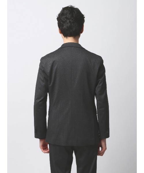 SUIT SQUARE（スーツスクエア）の「最高ジャケット ウォッシャブル NONIRON ストレッチ ハウンドトゥース（テーラードジャケット・メンズ・グレー系/ネイビー系・LL/L/M/S/3L）」の15枚目の写真