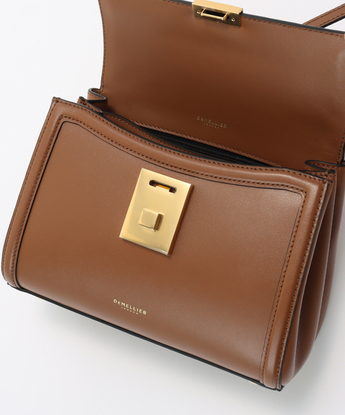 Spick & Span（スピックアンドスパン）の「《一部店舗+WEB限定》DEMELLIER/デメリエー PARIS HANDBAG（ショルダーバッグ・レディース・ブラック/キャメル・FREE）」の8枚目の写真