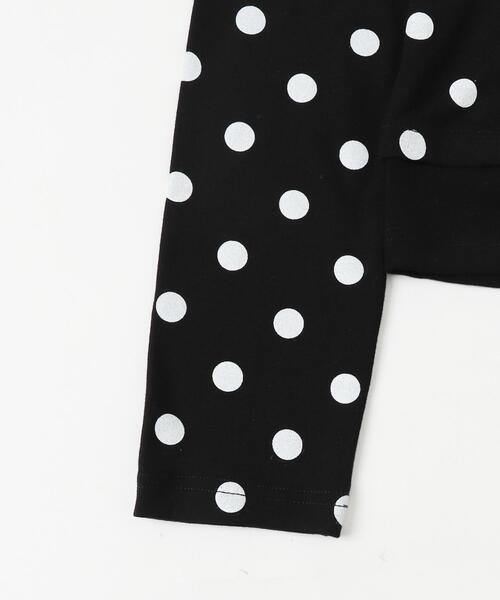 dispark（ディスパーク）の「DISPARK/【25年秋冬新作】ドッドレイヤードトップス（Tシャツ/カットソー・レディース・ブラック/ホワイト・FREE）」の12枚目の写真