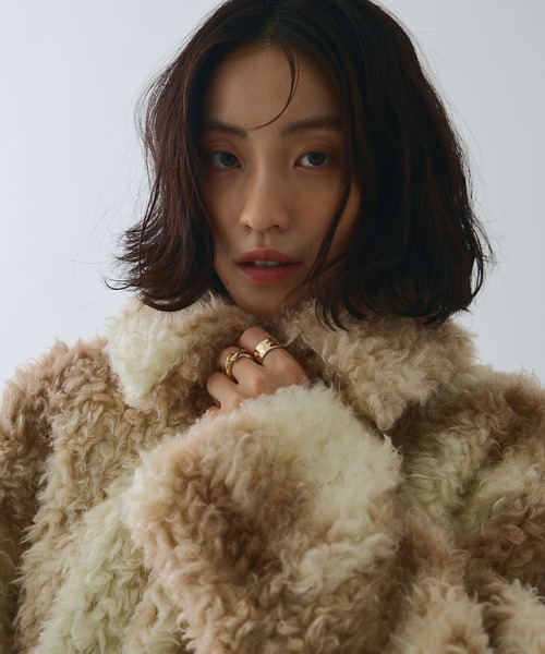 ELLEgirl（エルガール）の「ボリュームファーブルゾン【ELLEgirl/エルガール】（ブルゾン・レディース・ブラウン系その他/ブラウン・FREE）」の8枚目の写真