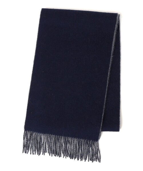 SHIPS any（シップス エニィ）の「SHIPS any: サープラスヤーン ウール リバーシブル ソリッド マフラー◇（マフラー・メンズ・ベージュ/ネイビー/ブラック・ONE SIZE）」の9枚目の写真