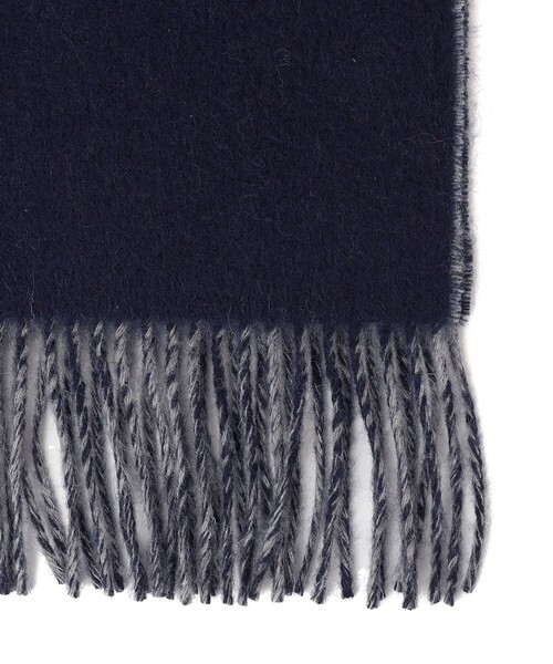 SHIPS any（シップス エニィ）の「SHIPS any: サープラスヤーン ウール リバーシブル ソリッド マフラー◇（マフラー・メンズ・ベージュ/ネイビー/ブラック・ONE SIZE）」の11枚目の写真