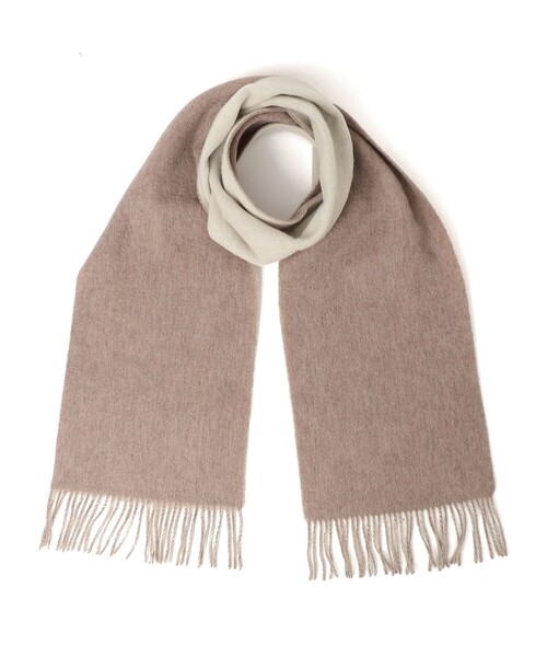 SHIPS any（シップス エニィ）の「SHIPS any: サープラスヤーン ウール リバーシブル ソリッド マフラー◇（マフラー・メンズ・ベージュ/ネイビー/ブラック・ONE SIZE）」の14枚目の写真