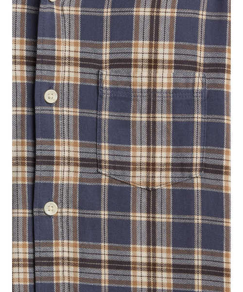 GAP（ギャップ）の「リラックス フード フランネルシャツ (キッズ)（パーカー・キッズ・レッド系その他2/ブルー系その他・110cm/120cm/130cm/140cm/150cm/160cm）」の4枚目の写真