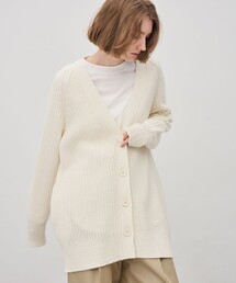 チャンキーニット カーディガン