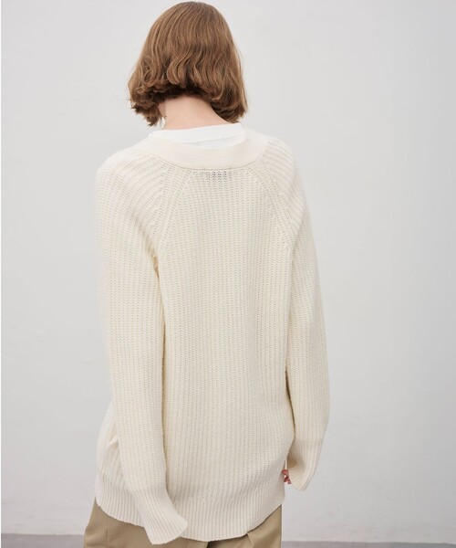 チャンキーニット カーディガン（カーディガン/ボレロ）｜uncrave