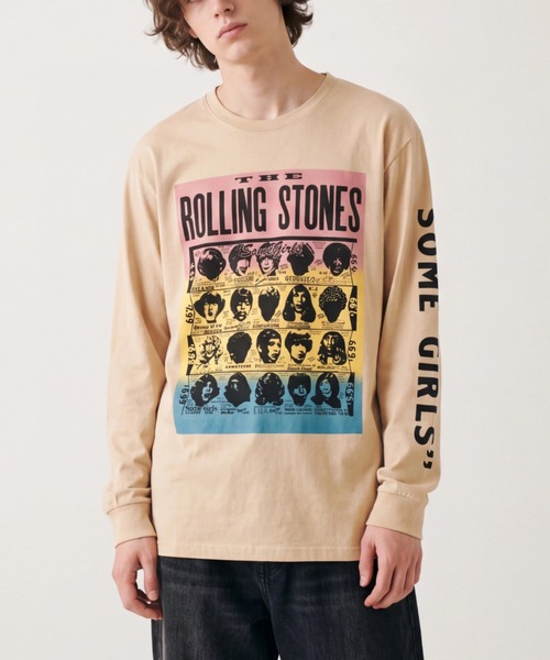 ROCK-OFF(ロックオフ)の「【ROCK-OFF】【AW】THE ROLLING STONES SOME GIRLS LONG SLEEVE TEE(Tシャツ/カットソー・メンズ・オートミール・X-LARGE/LARGE/MEDIUM)」の1枚目の写真