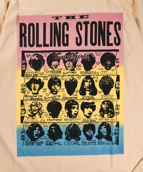 ROCK-OFF(ロックオフ)の「【ROCK-OFF】【AW】THE ROLLING STONES SOME GIRLS LONG SLEEVE TEE(Tシャツ/カットソー・メンズ・オートミール・X-LARGE/LARGE/MEDIUM)」の2枚目の写真
