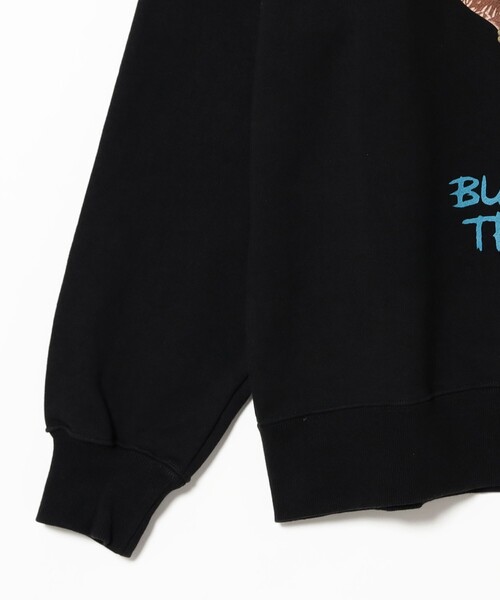 BEAMS T（ビームスティー）の「DENSUKE28 / Crewneck Sweat（スウェット・メンズ・ブラック・S/M/L/XL）」の4枚目の写真