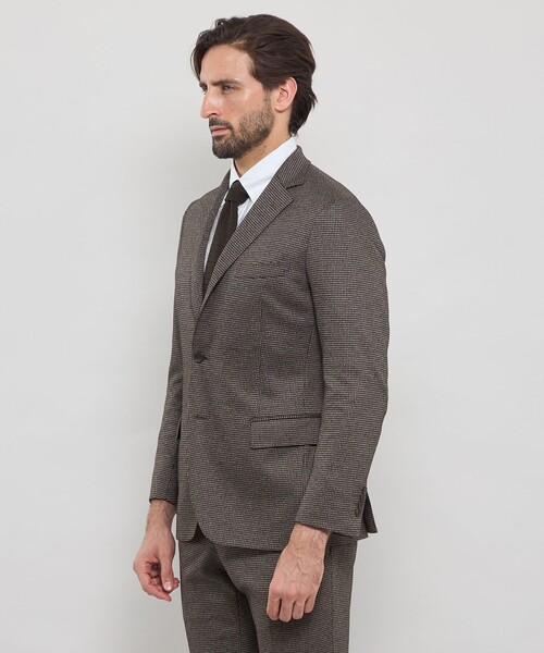 MACKINTOSH LONDON(マッキントッシュ ロンドン)の「【WEB・一部店舗限定】【FLEX JERSEY】ハウンドトゥースジャージーセットアップジャケット(テーラードジャケット・メンズ・ネイビー/ブラウン系その他5・36/38/40)」の11枚目の写真