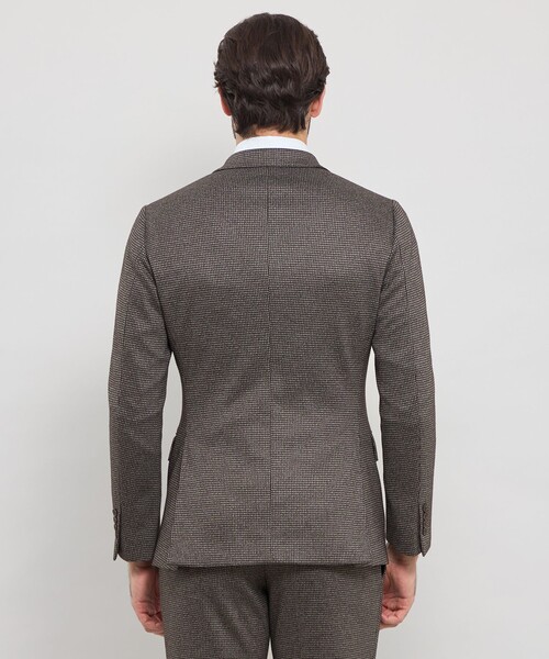 MACKINTOSH LONDON(マッキントッシュ ロンドン)の「【WEB・一部店舗限定】【FLEX JERSEY】ハウンドトゥースジャージーセットアップジャケット(テーラードジャケット・メンズ・ネイビー/ブラウン系その他5・36/38/40)」の10枚目の写真