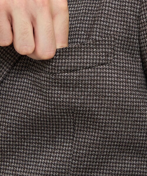 MACKINTOSH LONDON(マッキントッシュ ロンドン)の「【WEB・一部店舗限定】【FLEX JERSEY】ハウンドトゥースジャージーセットアップジャケット(テーラードジャケット・メンズ・ネイビー/ブラウン系その他5・36/38/40)」の9枚目の写真