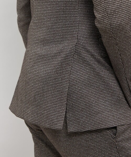 MACKINTOSH LONDON(マッキントッシュ ロンドン)の「【WEB・一部店舗限定】【FLEX JERSEY】ハウンドトゥースジャージーセットアップジャケット(テーラードジャケット・メンズ・ネイビー/ブラウン系その他5・36/38/40)」の7枚目の写真