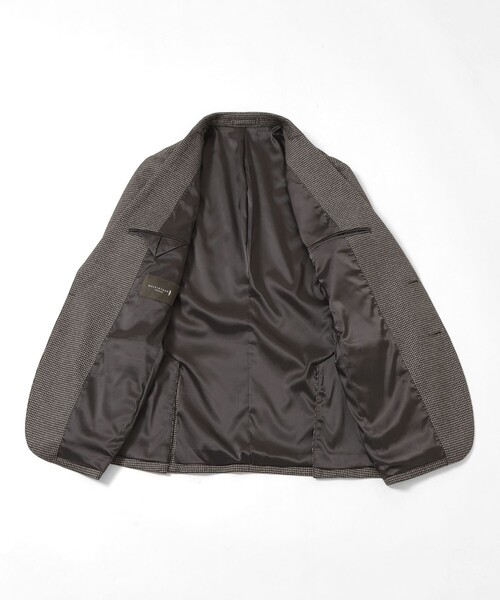 MACKINTOSH LONDON(マッキントッシュ ロンドン)の「【WEB・一部店舗限定】【FLEX JERSEY】ハウンドトゥースジャージーセットアップジャケット(テーラードジャケット・メンズ・ネイビー/ブラウン系その他5・36/38/40)」の5枚目の写真