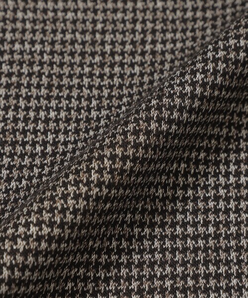 MACKINTOSH LONDON(マッキントッシュ ロンドン)の「【WEB・一部店舗限定】【FLEX JERSEY】ハウンドトゥースジャージーセットアップジャケット(テーラードジャケット・メンズ・ネイビー/ブラウン系その他5・36/38/40)」の4枚目の写真