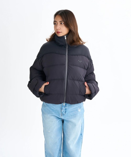 ROXY（ロキシー）の「MEET UP/ロキシーダウンジャケット（ダウンジャケット/コート・レディース・ブラウン/パープル/ブラック・SMALL/MEDIUM/LARGE）」の5枚目の写真