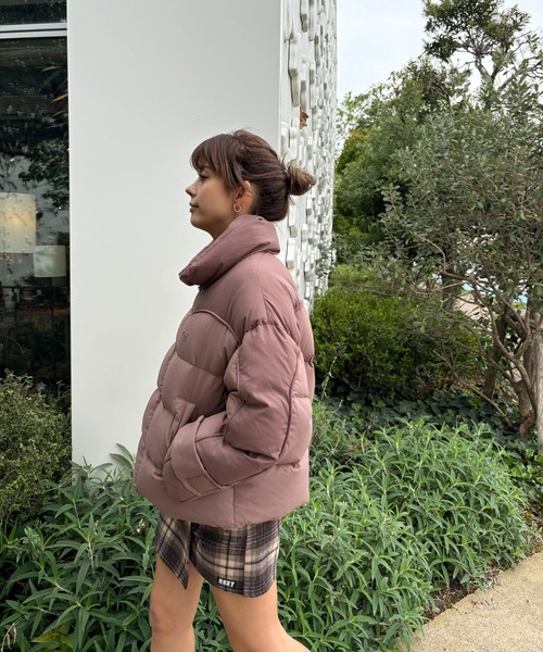 ROXY（ロキシー）の「MEET UP/ロキシーダウンジャケット（ダウンジャケット/コート・レディース・ブラウン/パープル/ブラック・SMALL/MEDIUM/LARGE）」の8枚目の写真