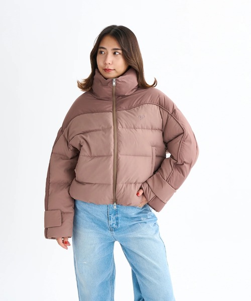 ROXY（ロキシー）の「MEET UP/ロキシーダウンジャケット（ダウンジャケット/コート・レディース・ブラウン/パープル/ブラック・SMALL/MEDIUM/LARGE）」の13枚目の写真