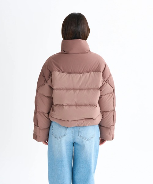 ROXY（ロキシー）の「MEET UP/ロキシーダウンジャケット（ダウンジャケット/コート・レディース・ブラウン/パープル/ブラック・SMALL/MEDIUM/LARGE）」の15枚目の写真